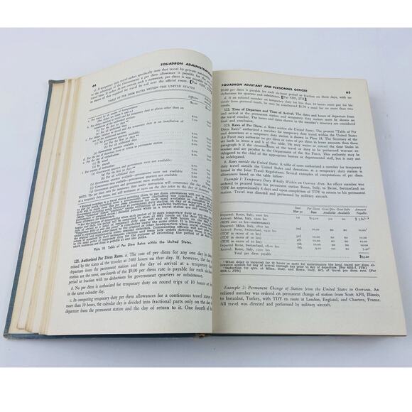 Squadron Administration Book - 1953 US Air Force - Military Service Publishing - Picture 3 of 12